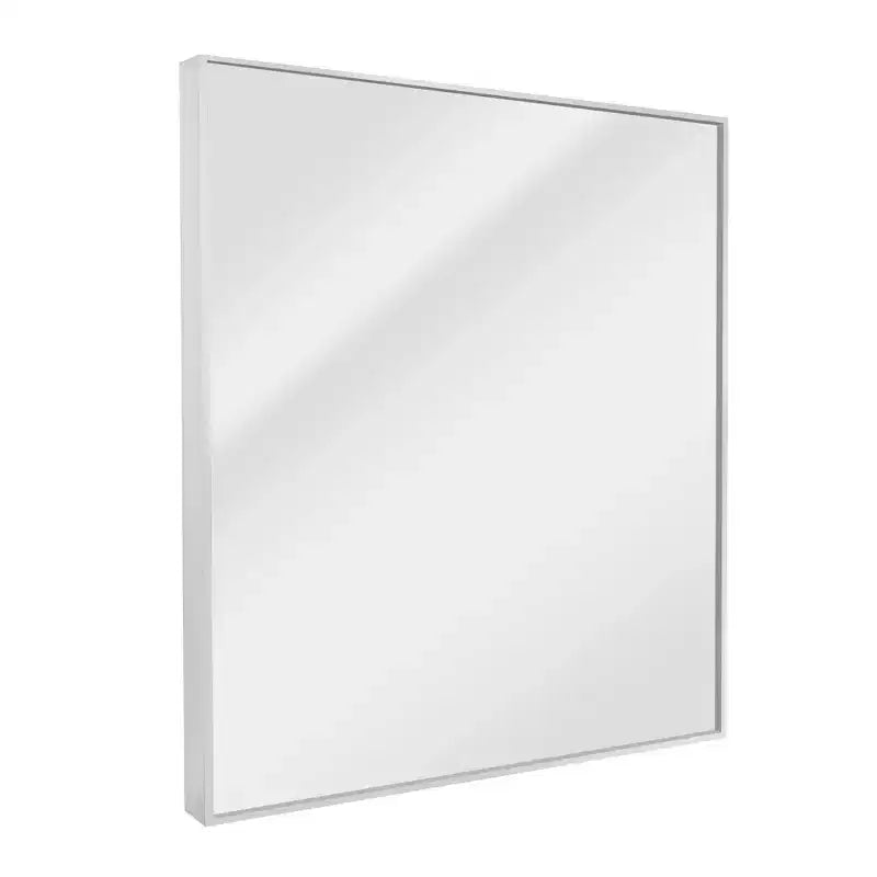 30" x 36" Spectrum Mirror Chrome - Head West: Modern Rectangular Wall Mount Metal Frame Includes Hardware