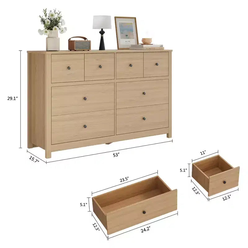 Commode de rangement en bois double Simply Modern