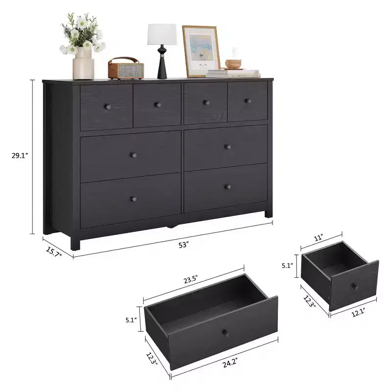 Commode de rangement en bois double Simply Modern