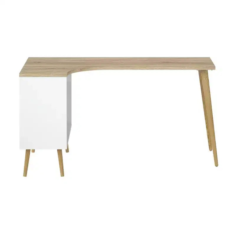 Bureau 2 tiroirs et 3 étagères