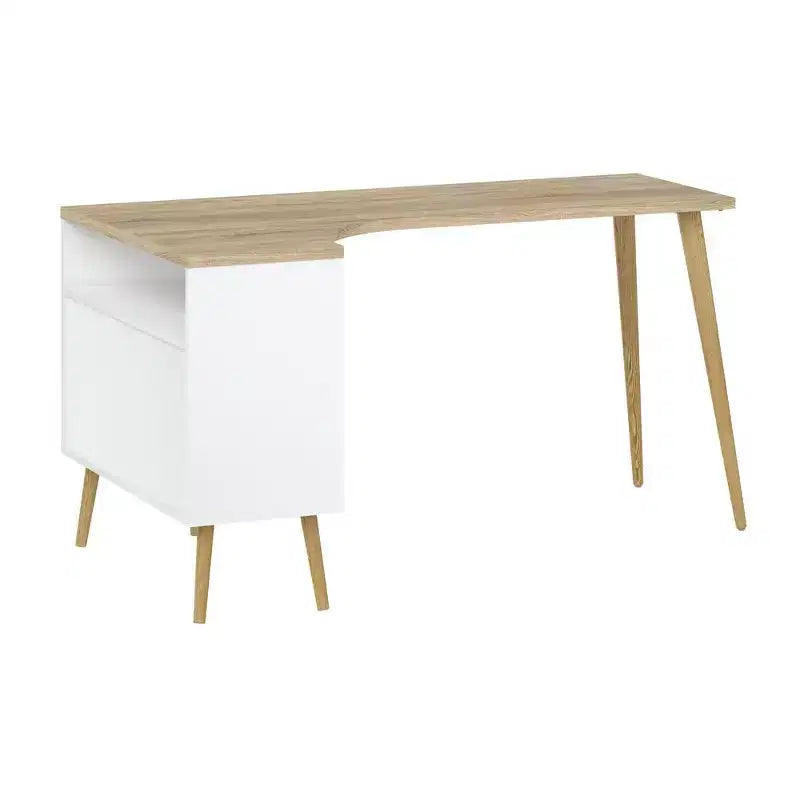 Tvilum Diana 2 Drawer 3 Shelf Desk