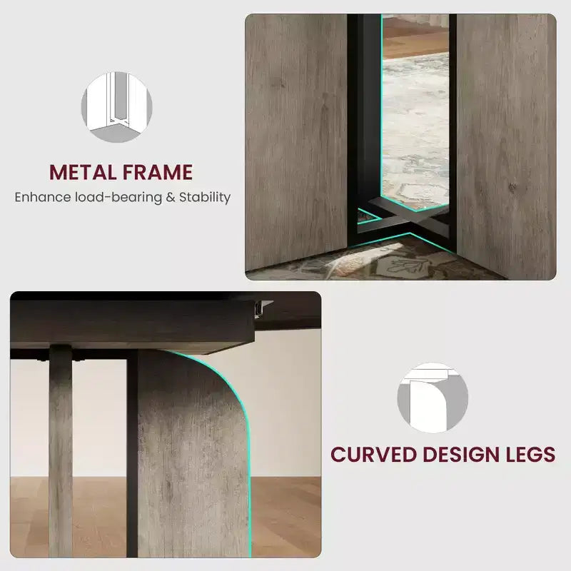 Table à manger ronde extensible