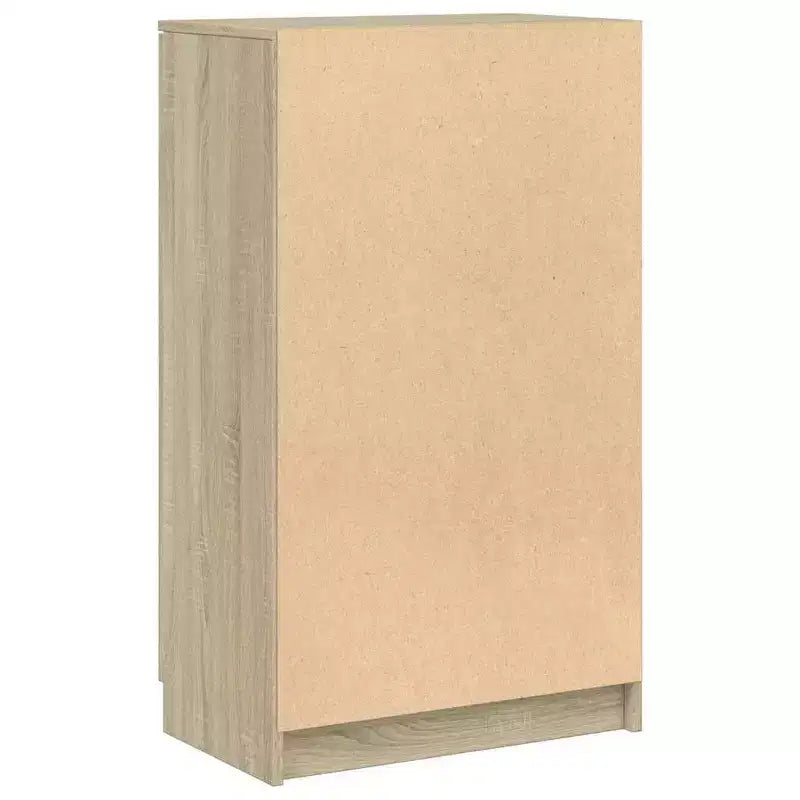 Meuble à chaussures en bois d'ingénierie aspect chêne