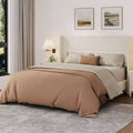 Velvet Tufted Wingback Bed Frame Upholstered Platform Bed with Strong Wood Slats No Box Spring Needed Easy Assembly