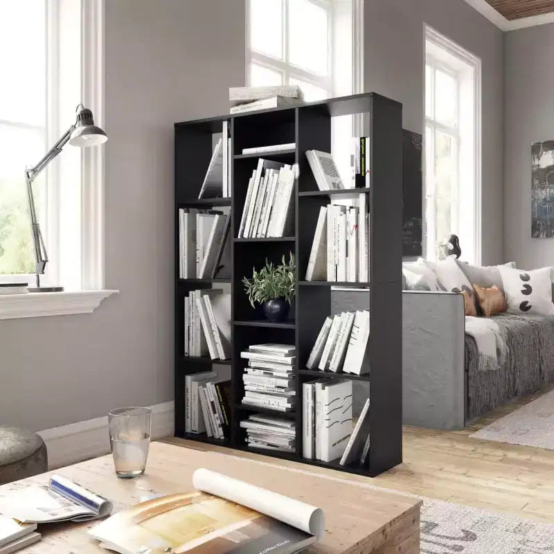 Séparateur de pièce/Bibliothèque Noir