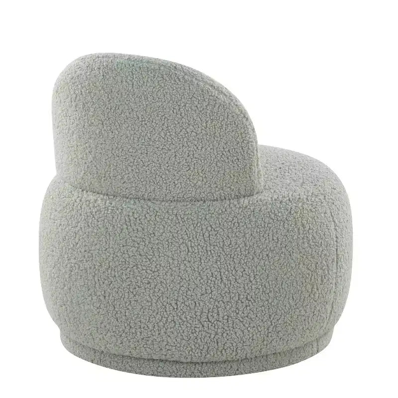 Fauteuil d'appoint en similicuir retourné vert