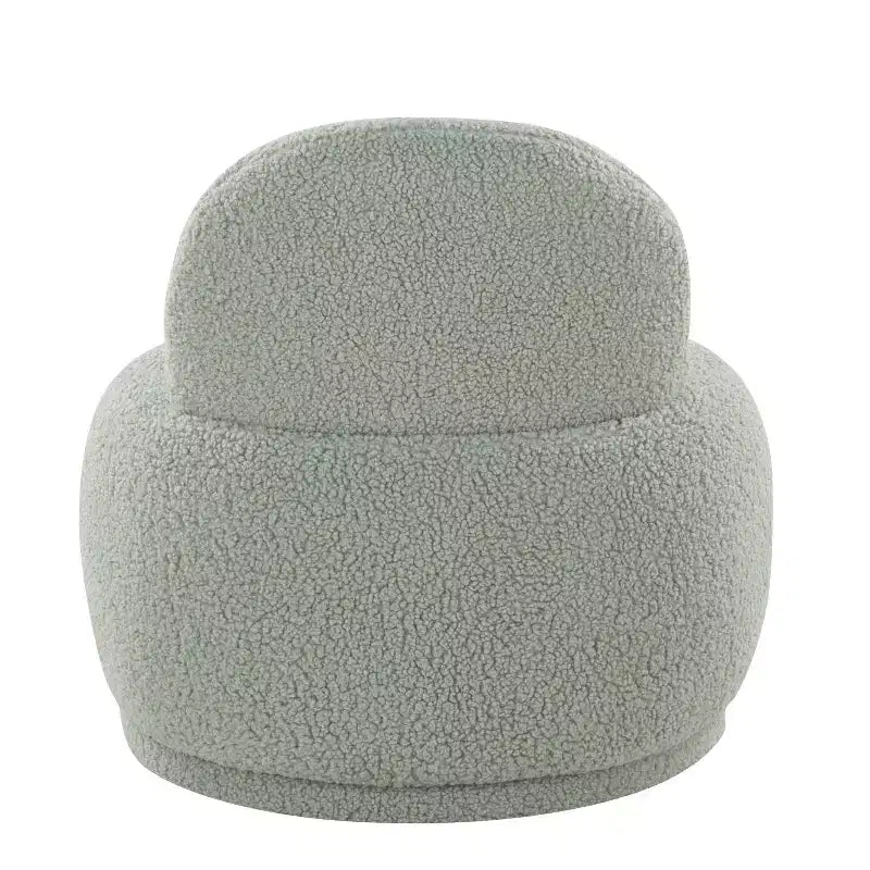 Fauteuil d'appoint en similicuir retourné vert