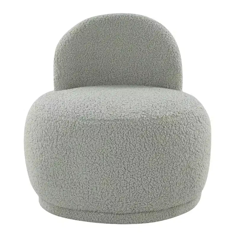 Fauteuil d'appoint en similicuir retourné vert