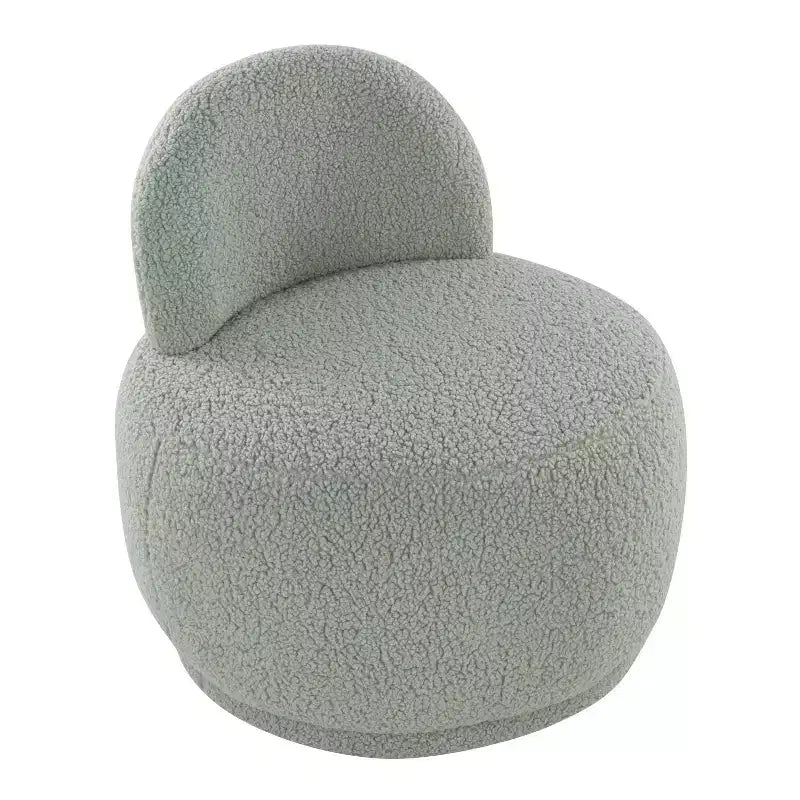 Fauteuil d'appoint en similicuir retourné vert