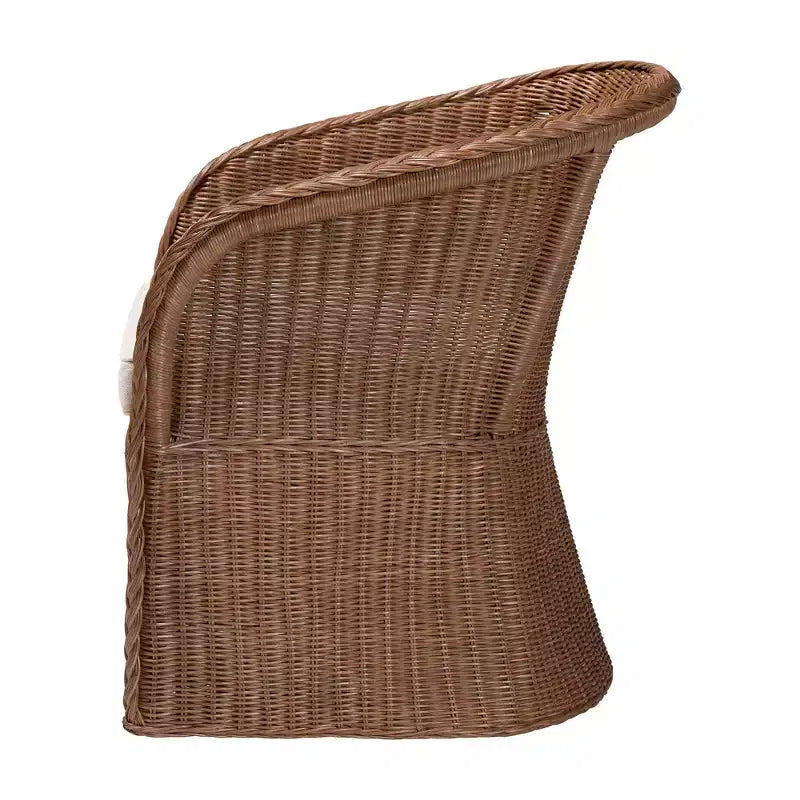 Fauteuil en rotin tressé