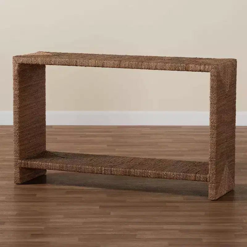 Table d'appoint tressée