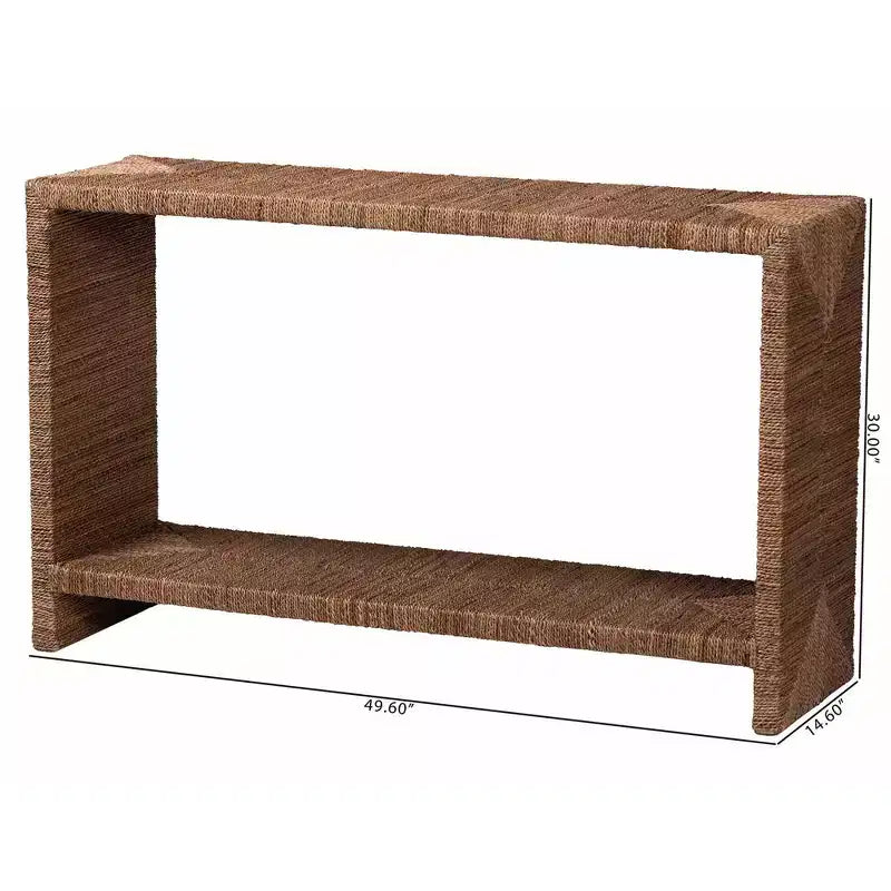 Table d'appoint tressée