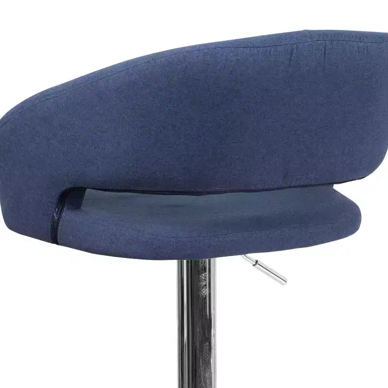 Tabouret de bar réglable en hauteur, en vinyle contemporain
