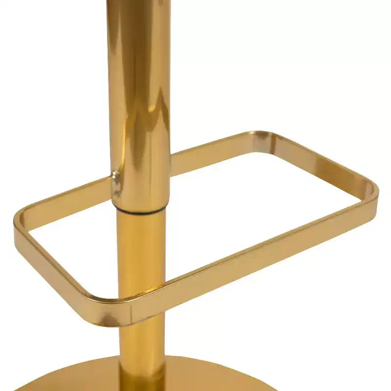 Tabouret de bar réglable en hauteur, en vinyle contemporain
