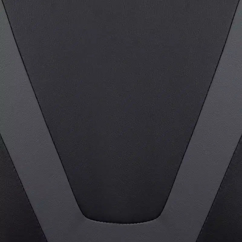 Chaise de jeu ergonomique avec dossier entièrement inclinable en cuir synthétique rouge