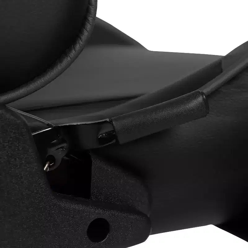 Chaise de jeu ergonomique avec dossier entièrement inclinable en cuir synthétique rouge