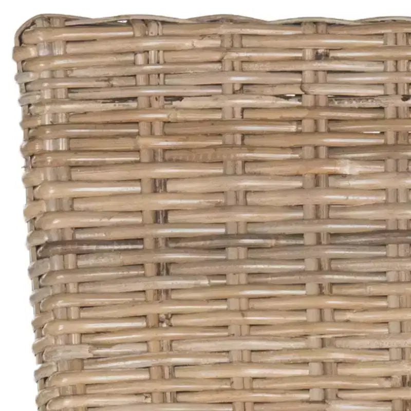 Chaise de salle à manger en osier de 19 po H (lot de 2)