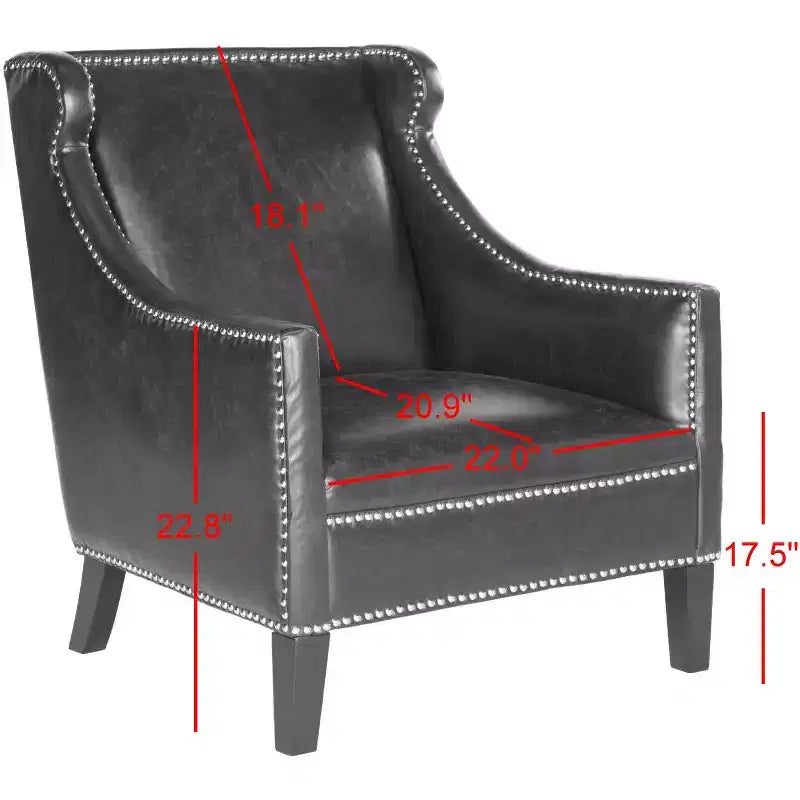 Fauteuil Club Ancien Noir