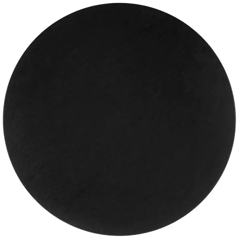 Table basse ronde noire