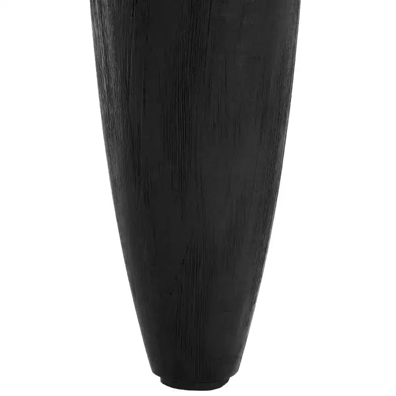 Table basse ronde noire