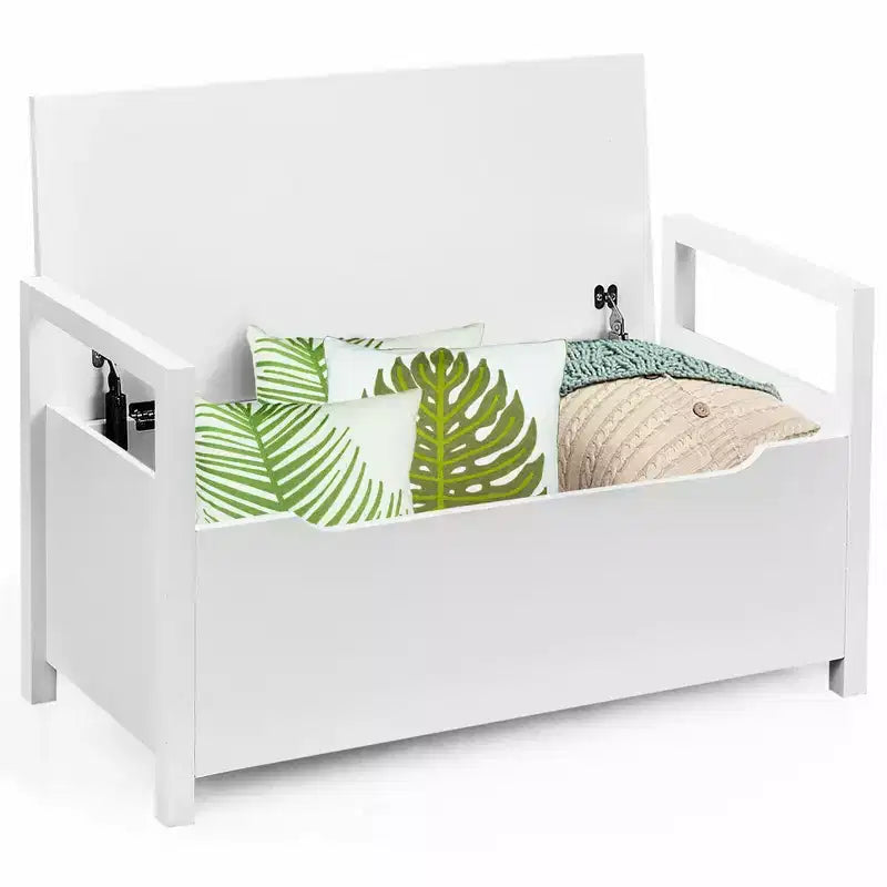 Banc à Chaussures Meuble de Rangement Rembourré Ottomane pour Chambre Couloir Entrée