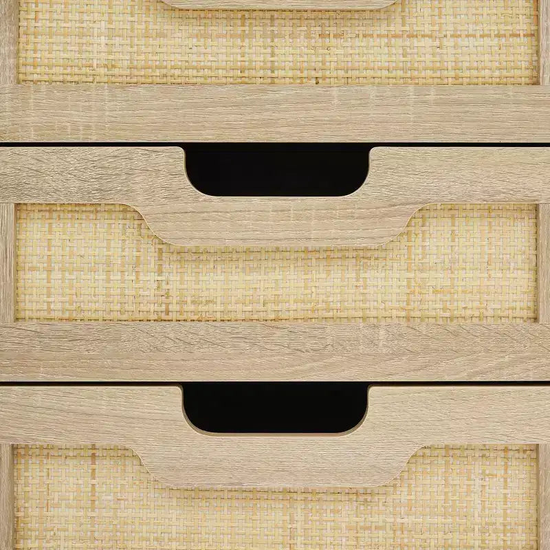 Table de chevet en rotin
