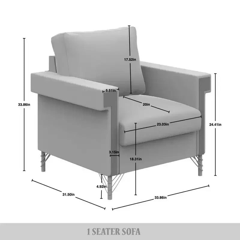 Fauteuil en velours