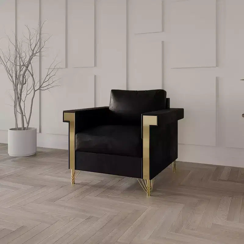 Fauteuil en velours