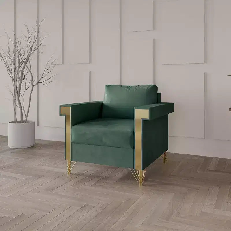 Fauteuil en velours