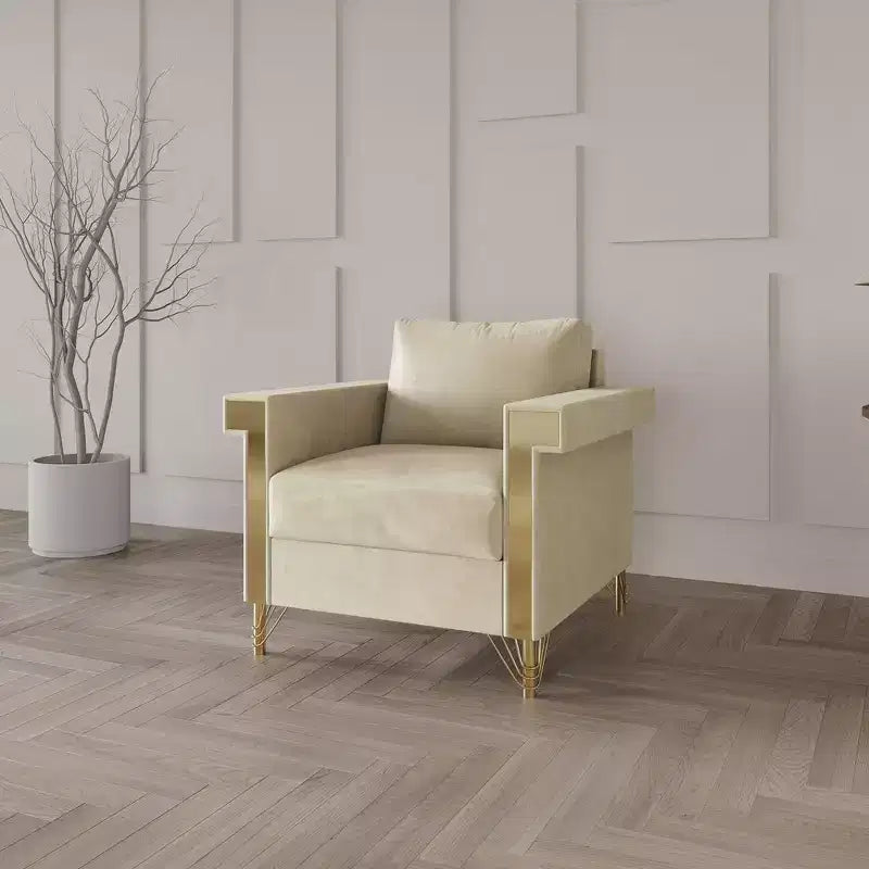 Fauteuil en velours