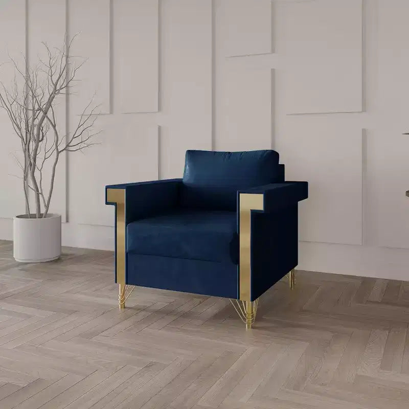 Fauteuil en velours
