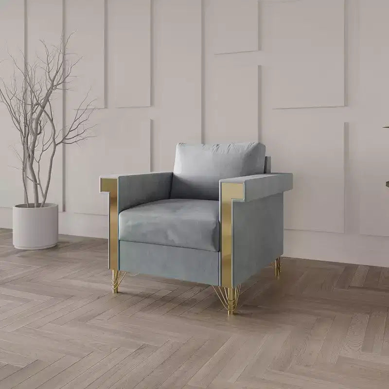 Fauteuil en velours