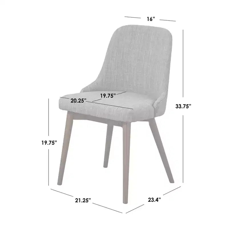Chaises de salle à manger modernes du milieu du siècle
